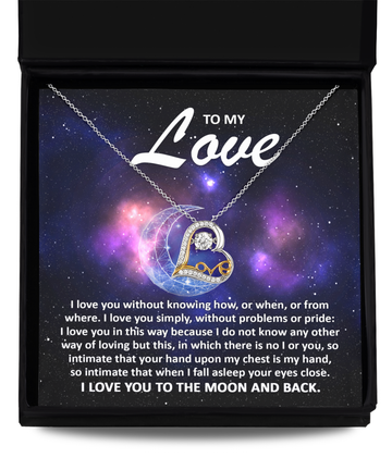 My Love - I Love You - Love Dancing Necklace